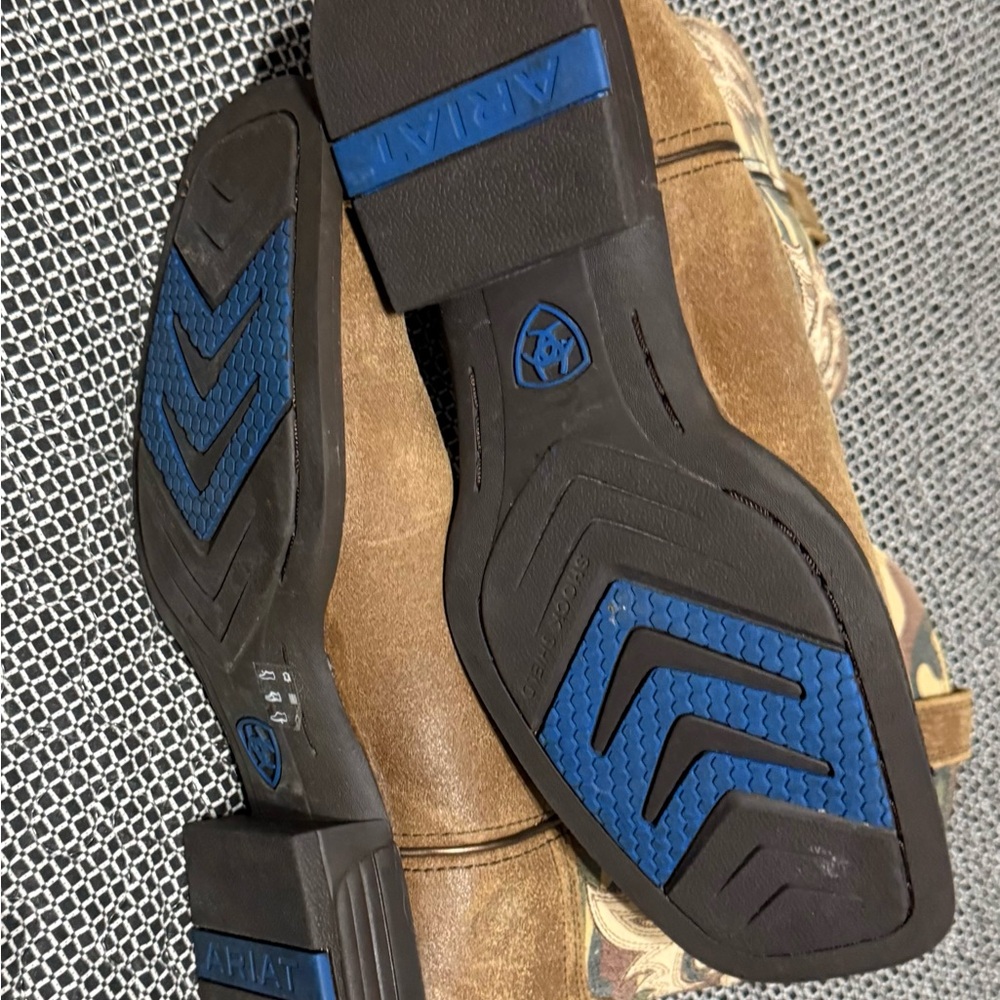 Ariat Kids' Tan and Camouflage Boots - Picture 5 of 6